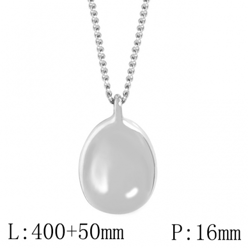 BC Wholesale 925 Silver Necklace Fashion Silver Pendant and Silver Chain Necklace 925J11N009