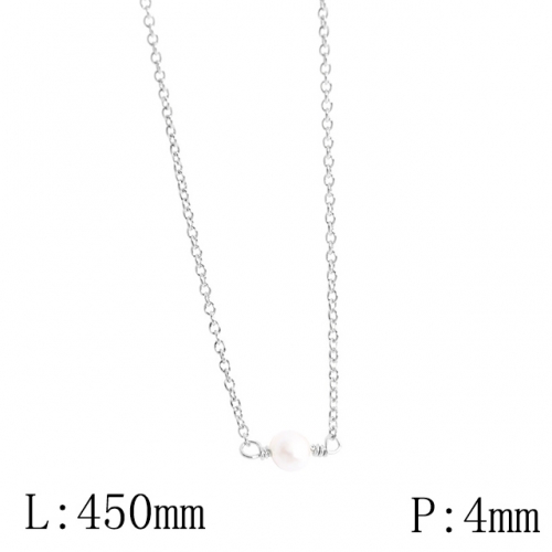 BC Wholesale 925 Silver Necklace Fashion Silver Pendant and Silver Chain Necklace 925J11NA254