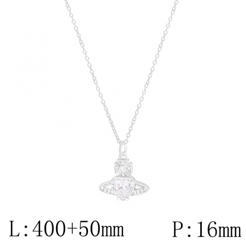 BC Wholesale 925 Silver Necklace Fashion Silver Pendant and Silver Chain Necklace 925J11N395