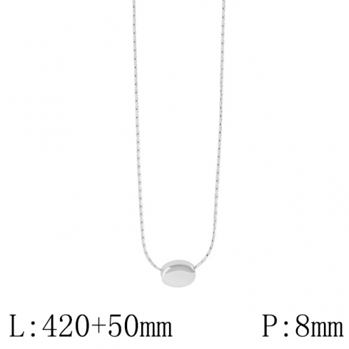 BC Wholesale 925 Silver Necklace Fashion Silver Pendant and Silver Chain Necklace 925J11NA268