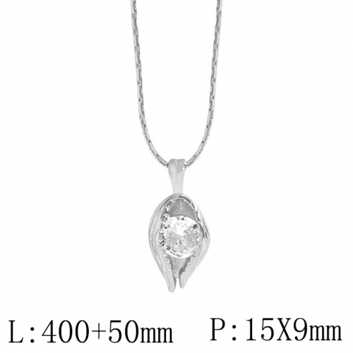 BC Wholesale 925 Silver Necklace Fashion Silver Pendant and Silver Chain Necklace 925J11NA296
