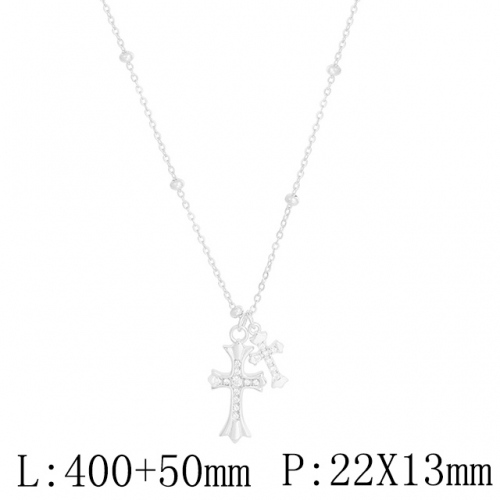 BC Wholesale 925 Silver Necklace Fashion Silver Pendant and Silver Chain Necklace 925J11N479