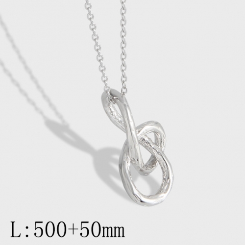 BC Wholesale 925 Silver Necklace Fashion Silver Pendant and Silver Chain Necklace 925J11N193