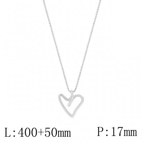 BC Wholesale 925 Silver Necklace Fashion Silver Pendant and Silver Chain Necklace 925J11NA374