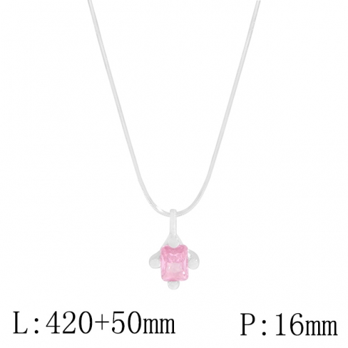 BC Wholesale 925 Silver Necklace Fashion Silver Pendant and Silver Chain Necklace 925J11NA394