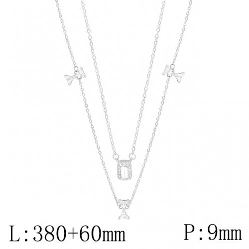 BC Wholesale 925 Silver Necklace Fashion Silver Pendant and Silver Chain Necklace 925J11NA360