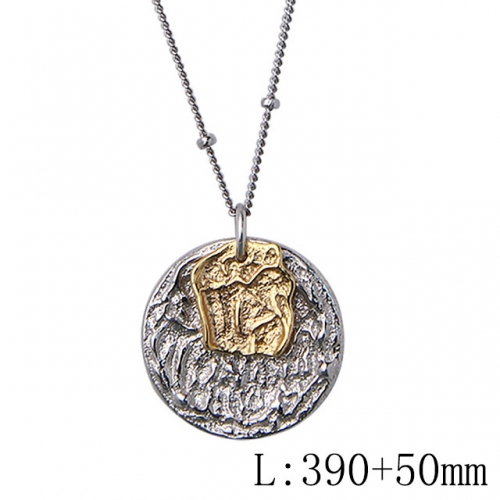 BC Wholesale 925 Silver Necklace Fashion Silver Pendant and Silver Chain Necklace 925J11N130