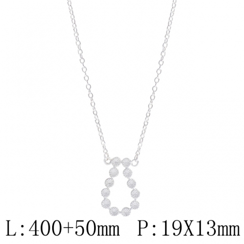 BC Wholesale 925 Silver Necklace Fashion Silver Pendant and Silver Chain Necklace 925J11N205