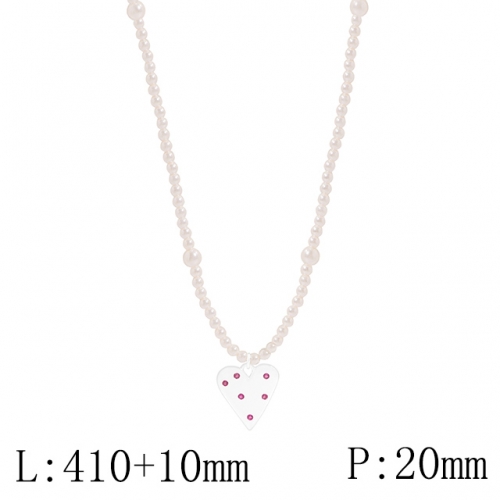 BC Wholesale 925 Silver Necklace Fashion Silver Pendant and Silver Chain Necklace 925J11N376