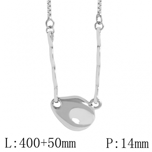 BC Wholesale 925 Silver Necklace Fashion Silver Pendant and Silver Chain Necklace 925J11N051