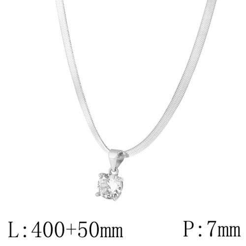 BC Wholesale 925 Silver Necklace Fashion Silver Pendant and Silver Chain Necklace 925J11NA318