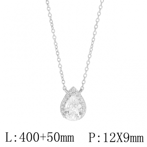 BC Wholesale 925 Silver Necklace Fashion Silver Pendant and Silver Chain Necklace 925J11NA350