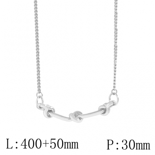 BC Wholesale 925 Silver Necklace Fashion Silver Pendant and Silver Chain Necklace 925J11NA317