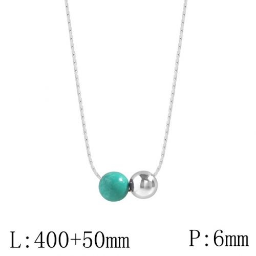 BC Wholesale 925 Silver Necklace Fashion Silver Pendant and Silver Chain Necklace 925J11NA362