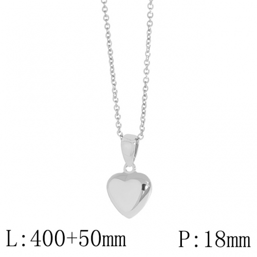 BC Wholesale 925 Silver Necklace Fashion Silver Pendant and Silver Chain Necklace 925J11NA284