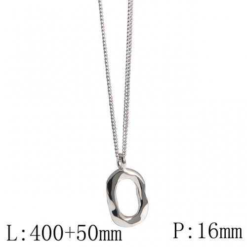 BC Wholesale 925 Silver Necklace Fashion Silver Pendant and Silver Chain Necklace 925J11N241