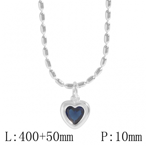 BC Wholesale 925 Silver Necklace Fashion Silver Pendant and Silver Chain Necklace 925J11N312