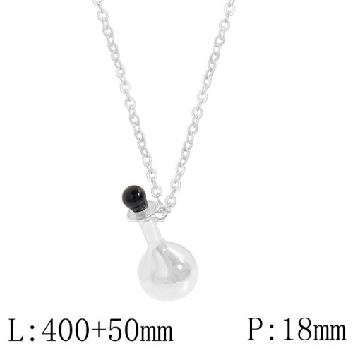 BC Wholesale 925 Silver Necklace Fashion Silver Pendant and Silver Chain Necklace 925J11N340