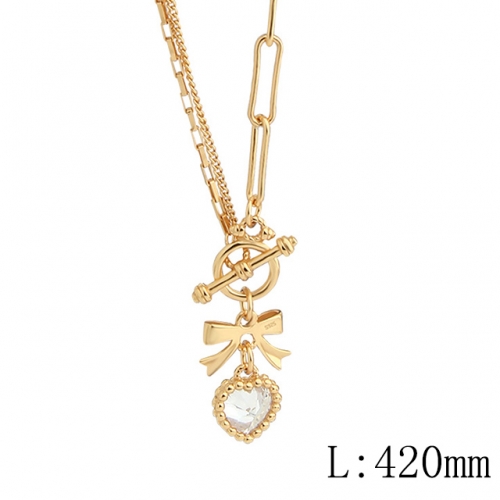 BC Wholesale 925 Silver Necklace Fashion Silver Pendant and Silver Chain Necklace 925J11N171