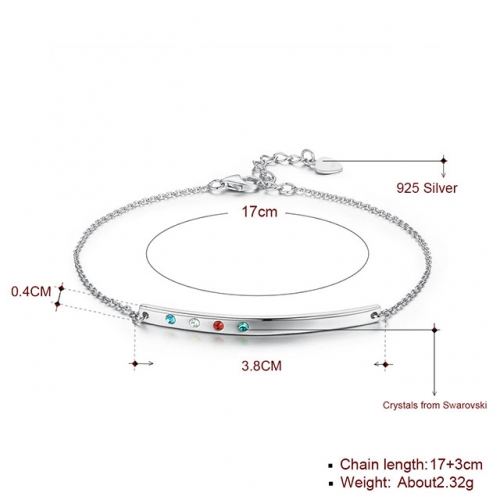 BC Wholesale Austrian Crystal Jewelry High-grade Crystal Jewelry Bracelets SJ115BA239
