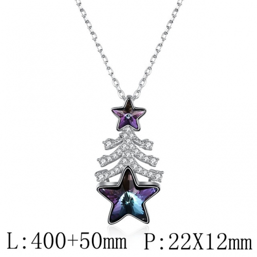 BC Wholesale Austrian Crystal Jewelry High-grade Crystal Jewelry Necklace SJ115NA352