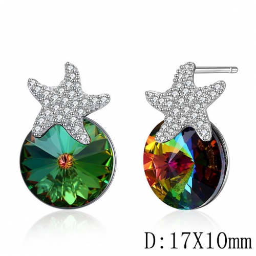 BC Wholesale Austrian Crystal Jewelry High-grade Crystal Jewelry Earrings SJ115EA366