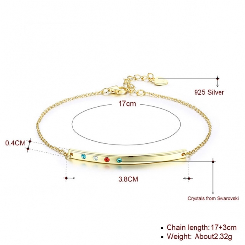 BC Wholesale Austrian Crystal Jewelry High-grade Crystal Jewelry Bracelets SJ115B239