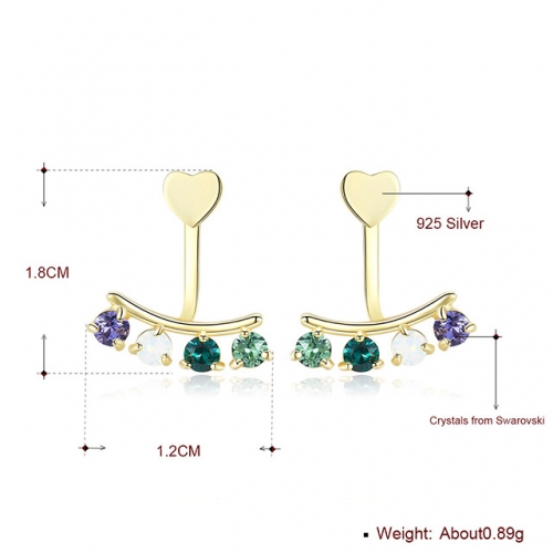 BC Wholesale Austrian Crystal Jewelry High-grade Crystal Jewelry Earrings SJ115EA336
