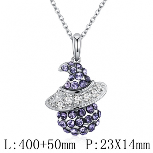BC Wholesale Austrian Crystal Jewelry High-grade Crystal Jewelry Necklace SJ115N344