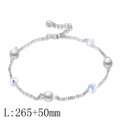 BC Wholesale Austrian Crystal Jewelry High-grade Crystal Jewelry Anklets SJ115A601