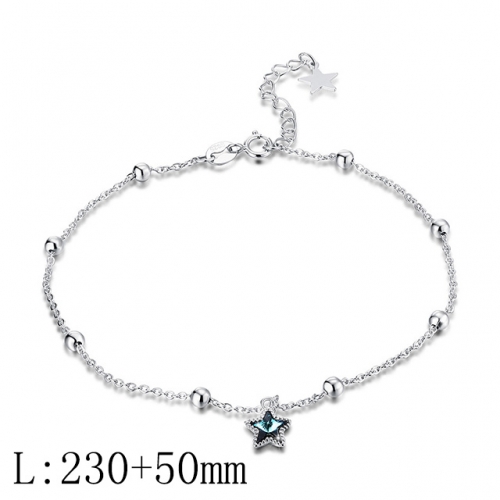 BC Wholesale Austrian Crystal Jewelry High-grade Crystal Jewelry Anklets SJ115A602