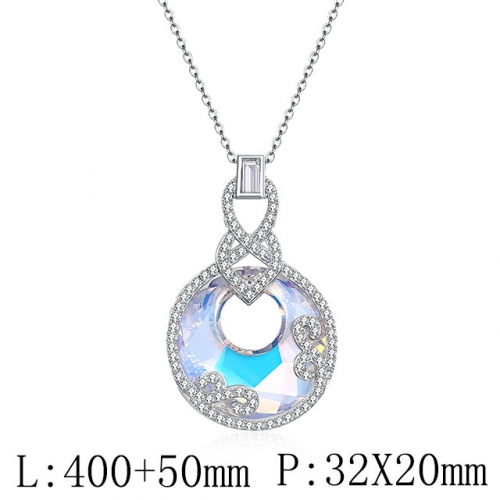 BC Wholesale Austrian Crystal Jewelry High-grade Crystal Jewelry Necklace SJ115N339