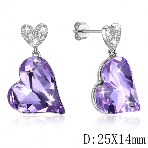 BC Wholesale Austrian Crystal Jewelry High-grade Crystal Jewelry Earrings SJ115EA329