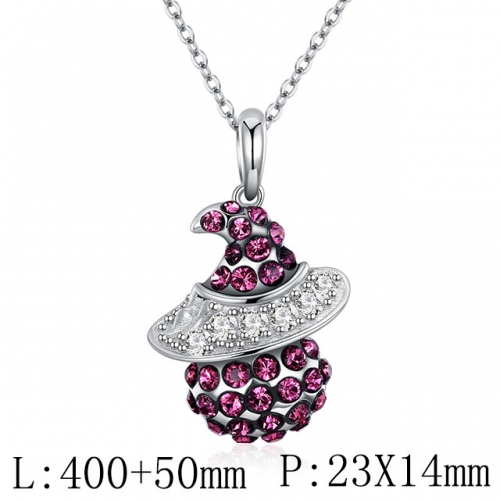 BC Wholesale Austrian Crystal Jewelry High-grade Crystal Jewelry Necklace SJ115NA344