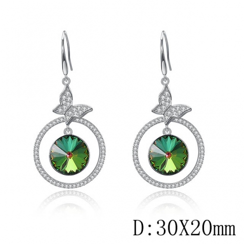 BC Wholesale Austrian Crystal Jewelry High-grade Crystal Jewelry Earrings SJ115EA365