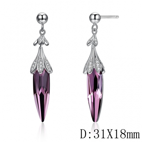 BC Wholesale Austrian Crystal Jewelry High-grade Crystal Jewelry Earrings SJ115EA358