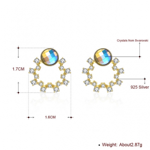 BC Wholesale Austrian Crystal Jewelry High-grade Crystal Jewelry Earrings SJ115EA369
