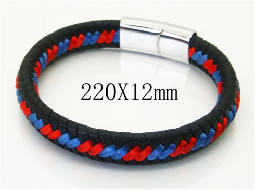 Ulyta Wholesale Jewelry Leather Bracelet Stainless Steel And Leather Bracelet Jewelry BC37B0243HXX