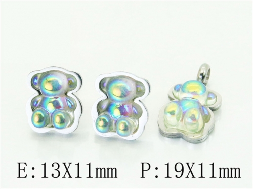 Ulyta Jewelry Wholesale Jewelry Sets 316L Stainless Steel Jewelry Earrings Pendants Sets BC64S1402HZZ