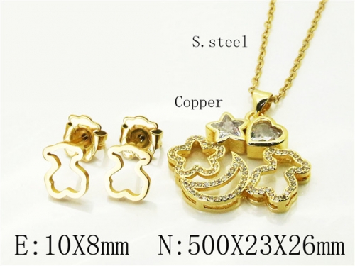 Ulyta Jewelry Wholesale Jewelry Sets 316L Stainless Steel Jewelry Earrings Pendants Sets BC21S0414IHR