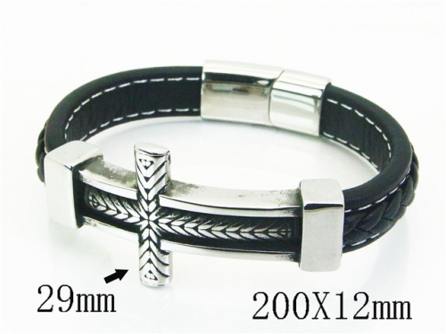 Ulyta Jewelry Wholesale Leather Bracelet Stainless Steel And Leather Bracelet Jewelry BC62B1689HOQ