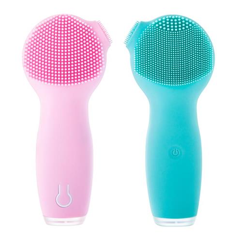 Ascend Super Soft Silicone Facial Cleansing Brush with Sonic Vibration Massager