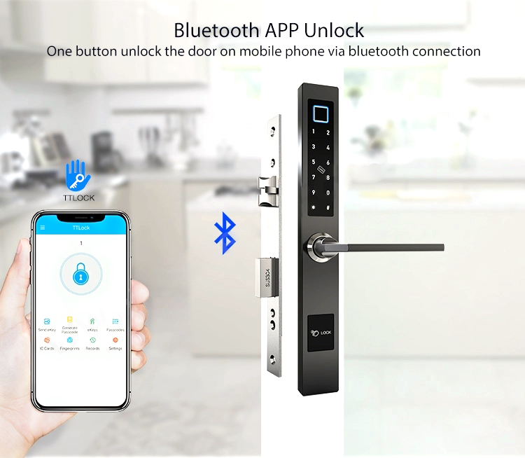 bluetooth TT lock Fingerprint touch door lock 