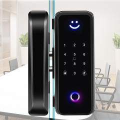 G600 Tuya App Fingerprint Glass Door Lock