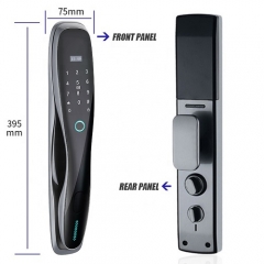 D4 Tuya smart phone app digital door lock without doorbell