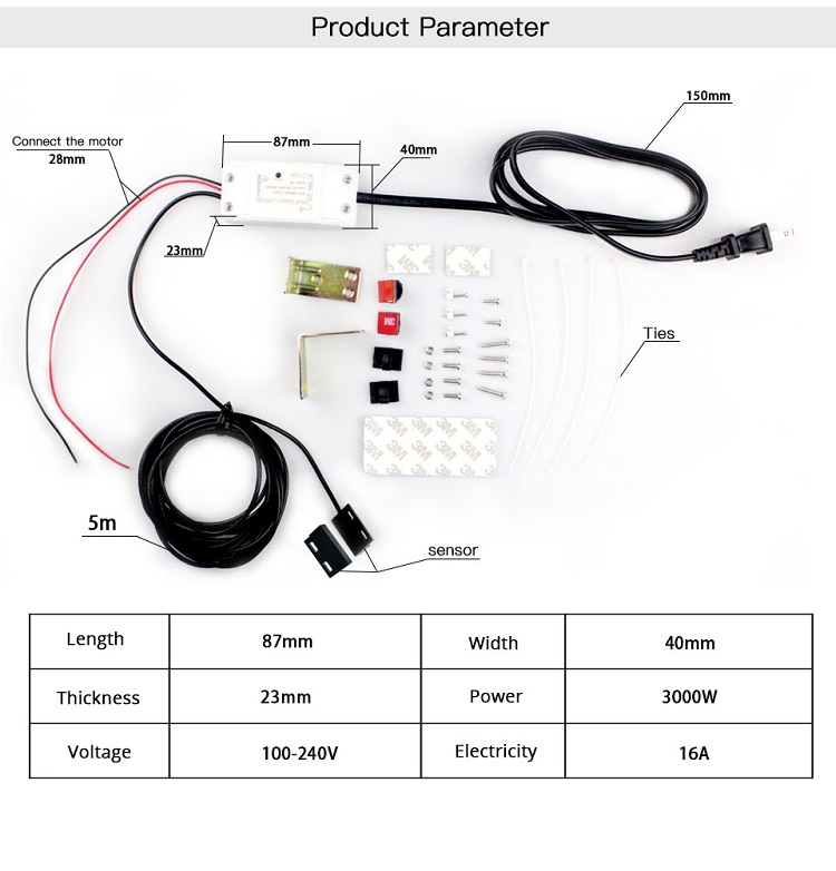 tuya APP garage door opener 