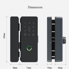 Combination Bolt Lock 4 Digit Combination Sliding Bolt Door Lock