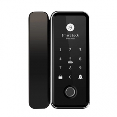 Finger Print Sliding Door Locks Digital For Wooden Doors Aluminium Fingerprint Smart Sliding Door Lock Forr Home