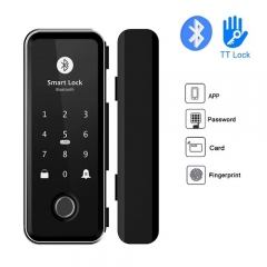 Finger Print Sliding Door Locks Digital For Wooden Doors Aluminium Fingerprint Smart Sliding Door Lock Forr Home