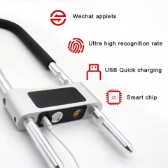 High Security U Shape Biometric Fingerprint Office Door Lock Finger Print Bike Lock